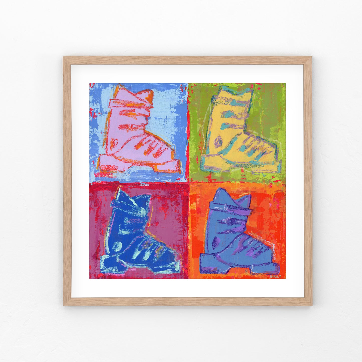 Hittin' The Slopes 1 Print