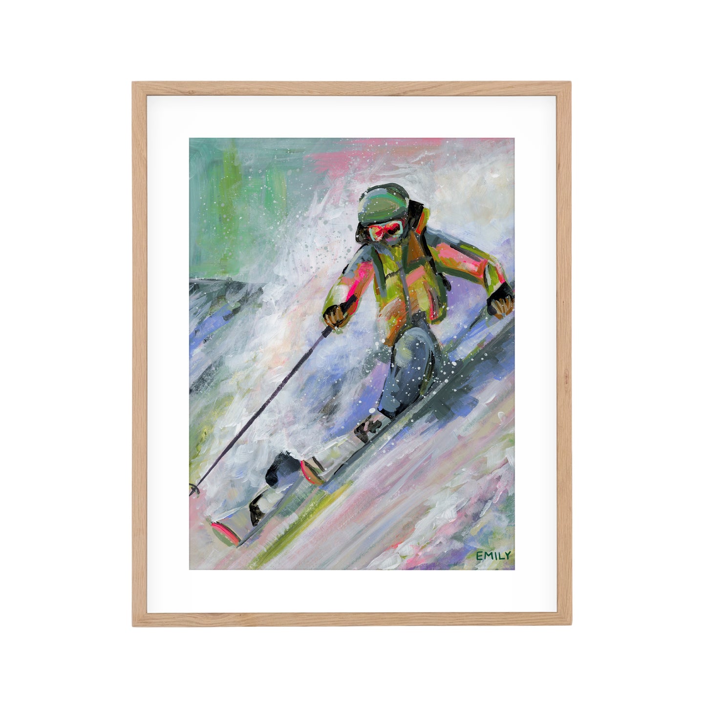 Rainbow Powder - 8" x 10"