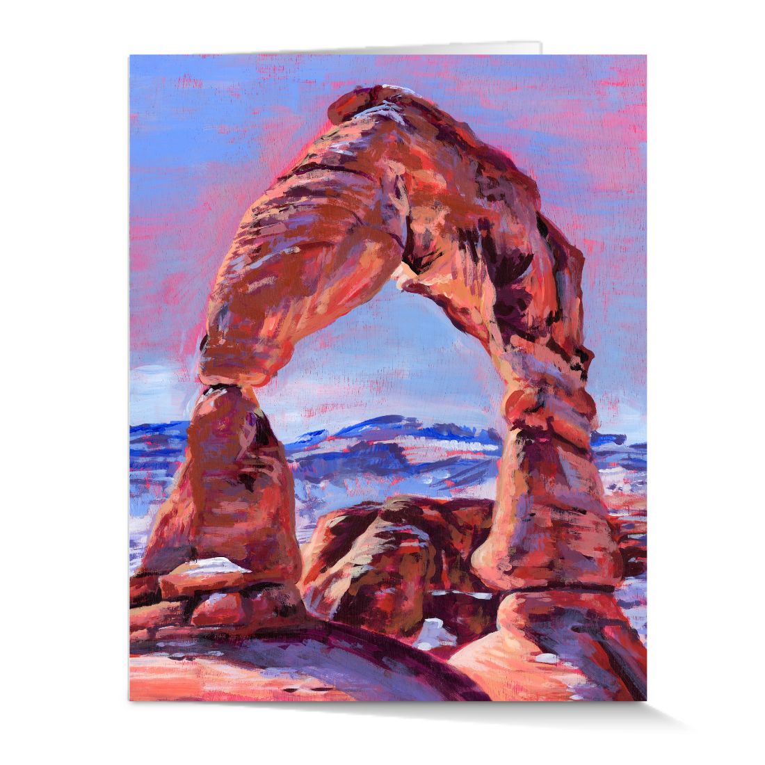 Snowy Arch - Greeting Card