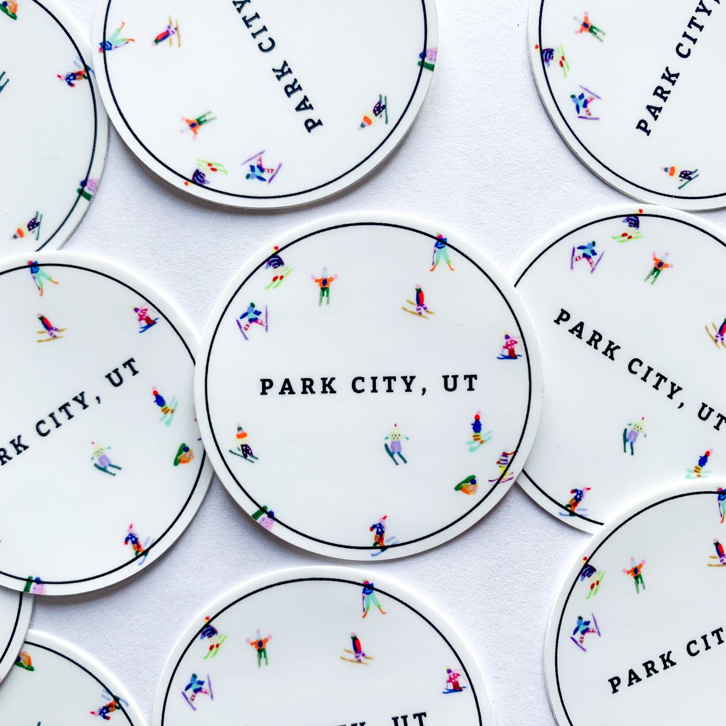 Tiny Skiers (Park City, UT) Sticker
