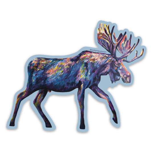 Mr. Moose Sticker