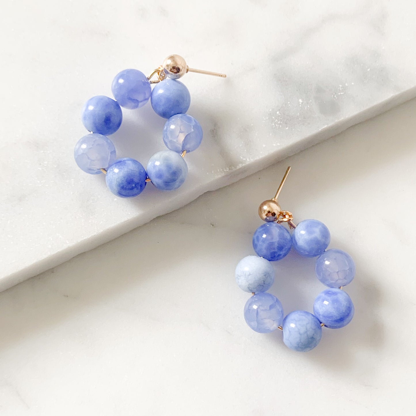 Colette Earrings - Capri Blue