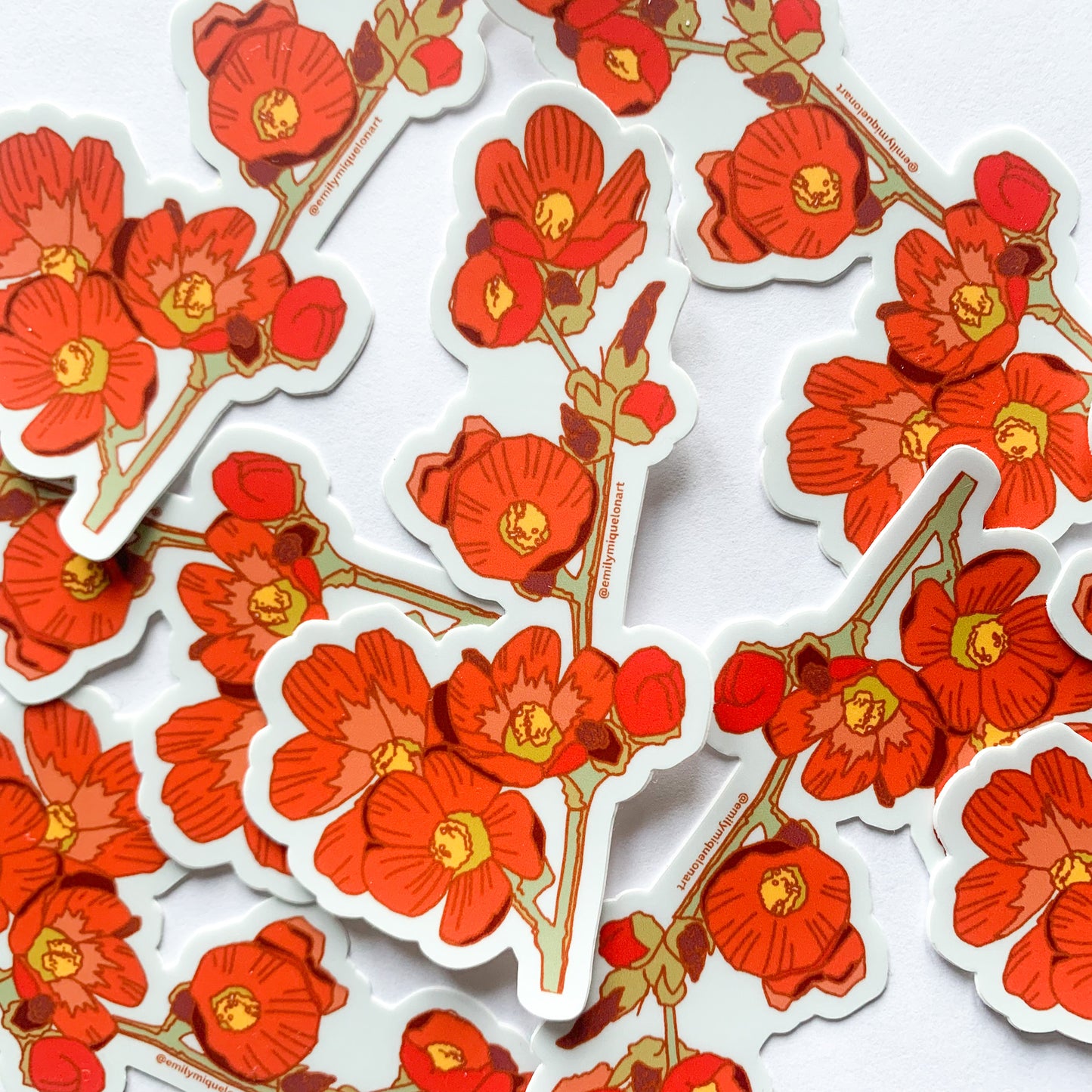 Desert Globemallow Flower Sticker