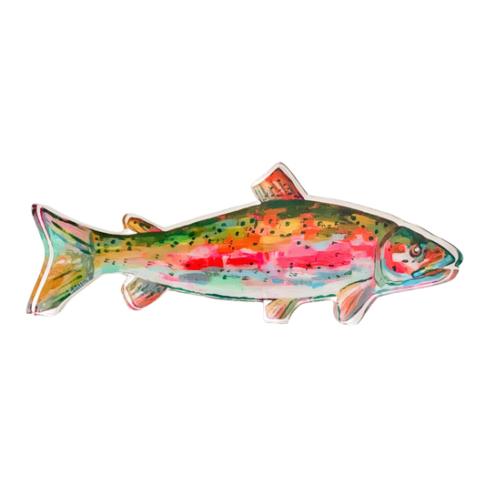 "Rainbow Trout" Acrylic