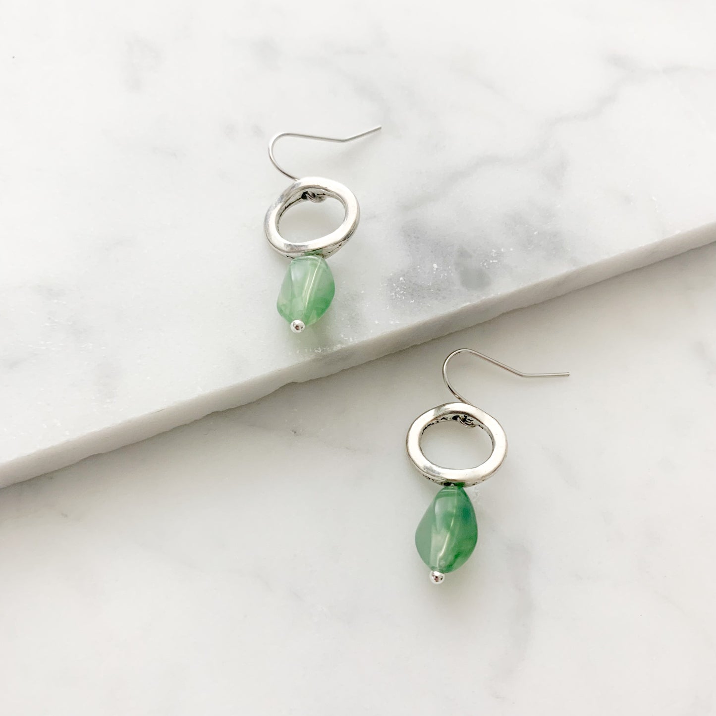 Claudine Earrings - Green