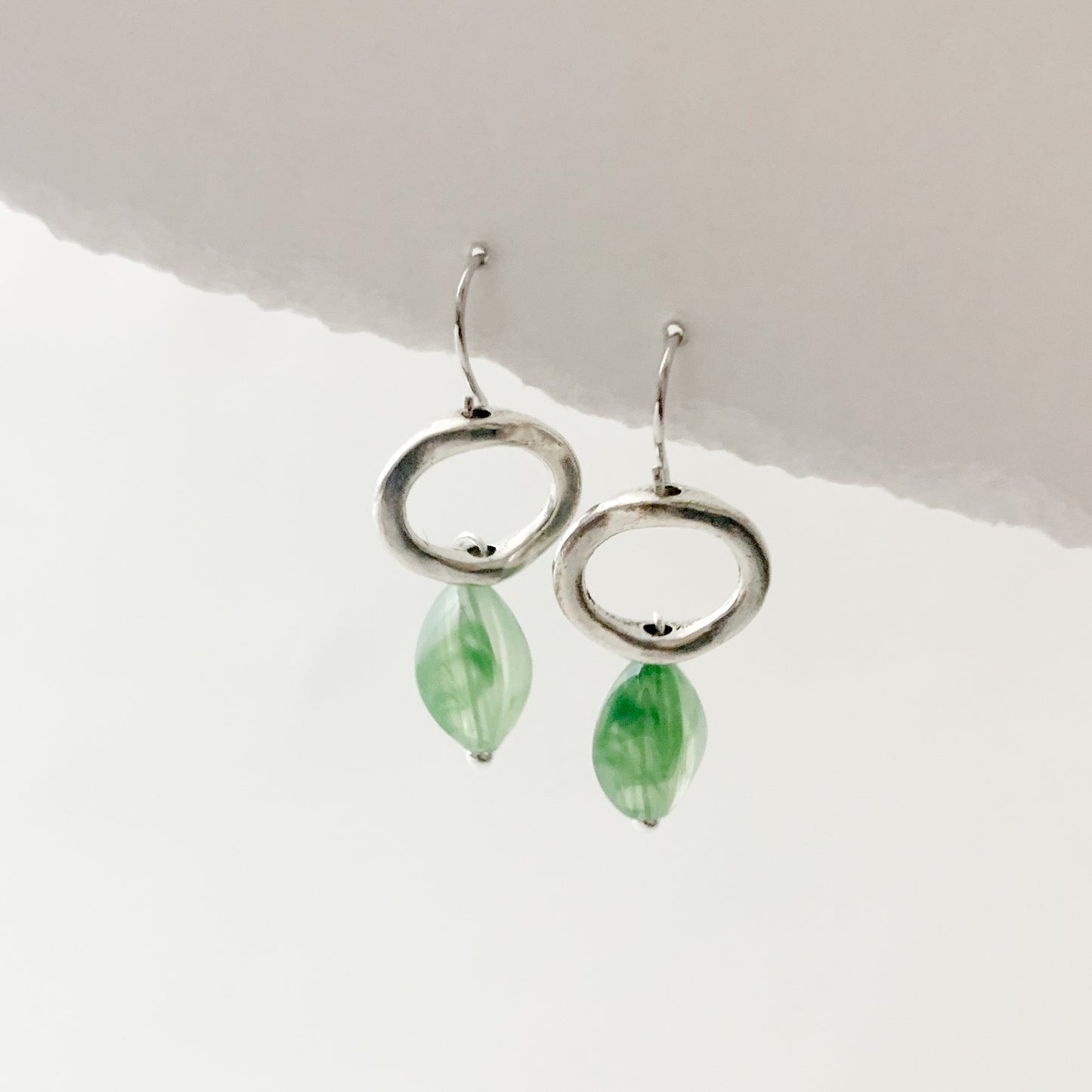 Claudine Earrings - Green