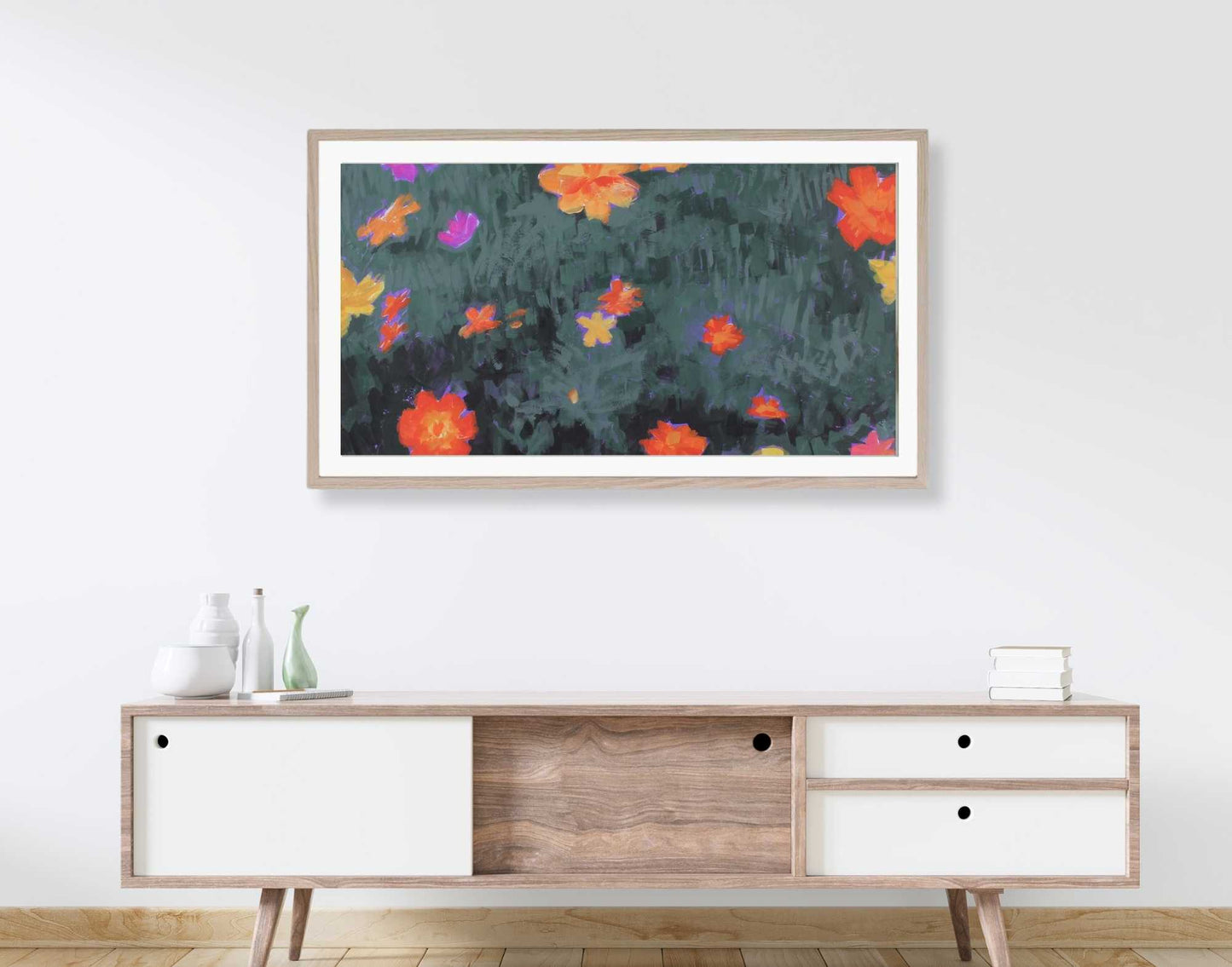 Flower Power Frame TV