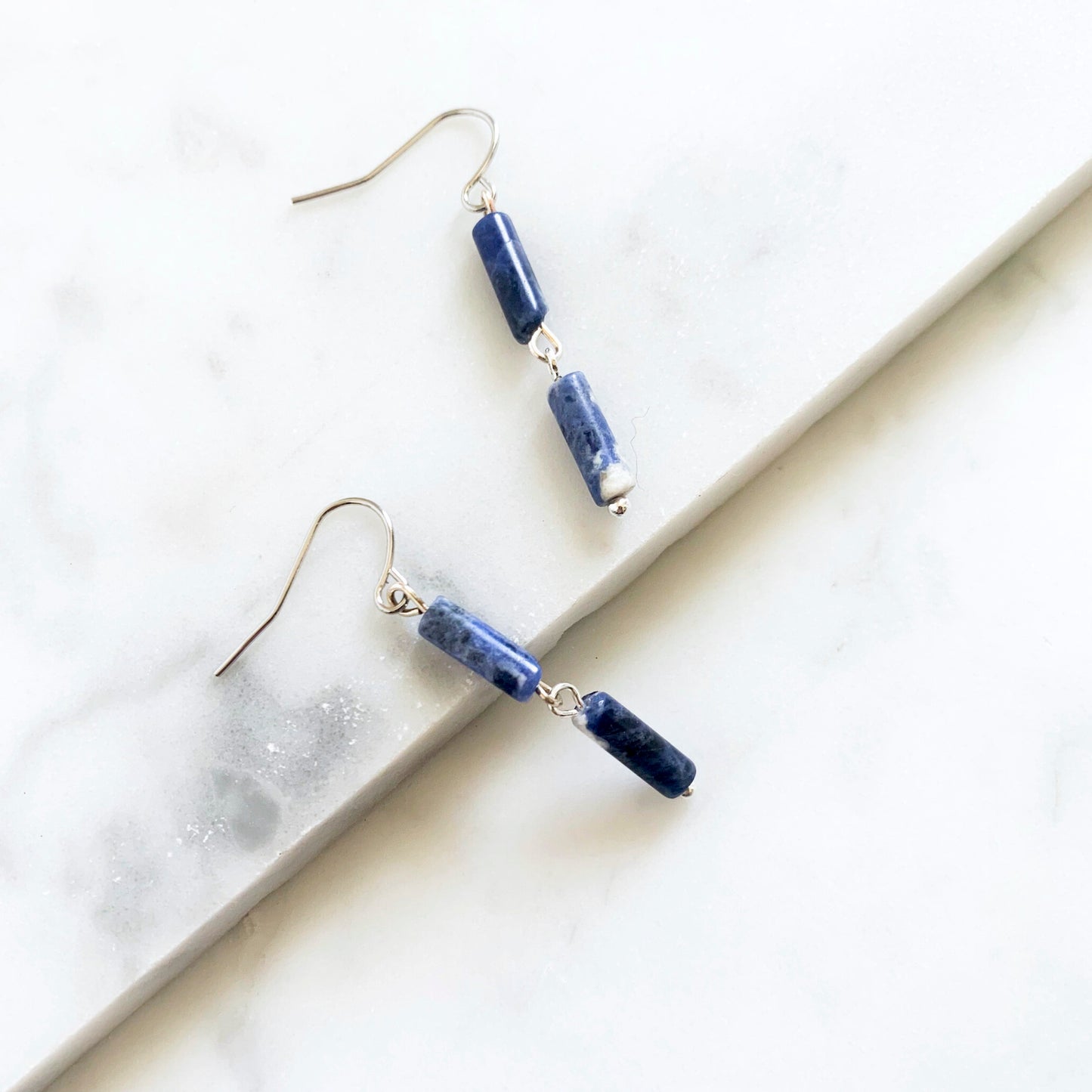 Francis Drop Earring - Blue