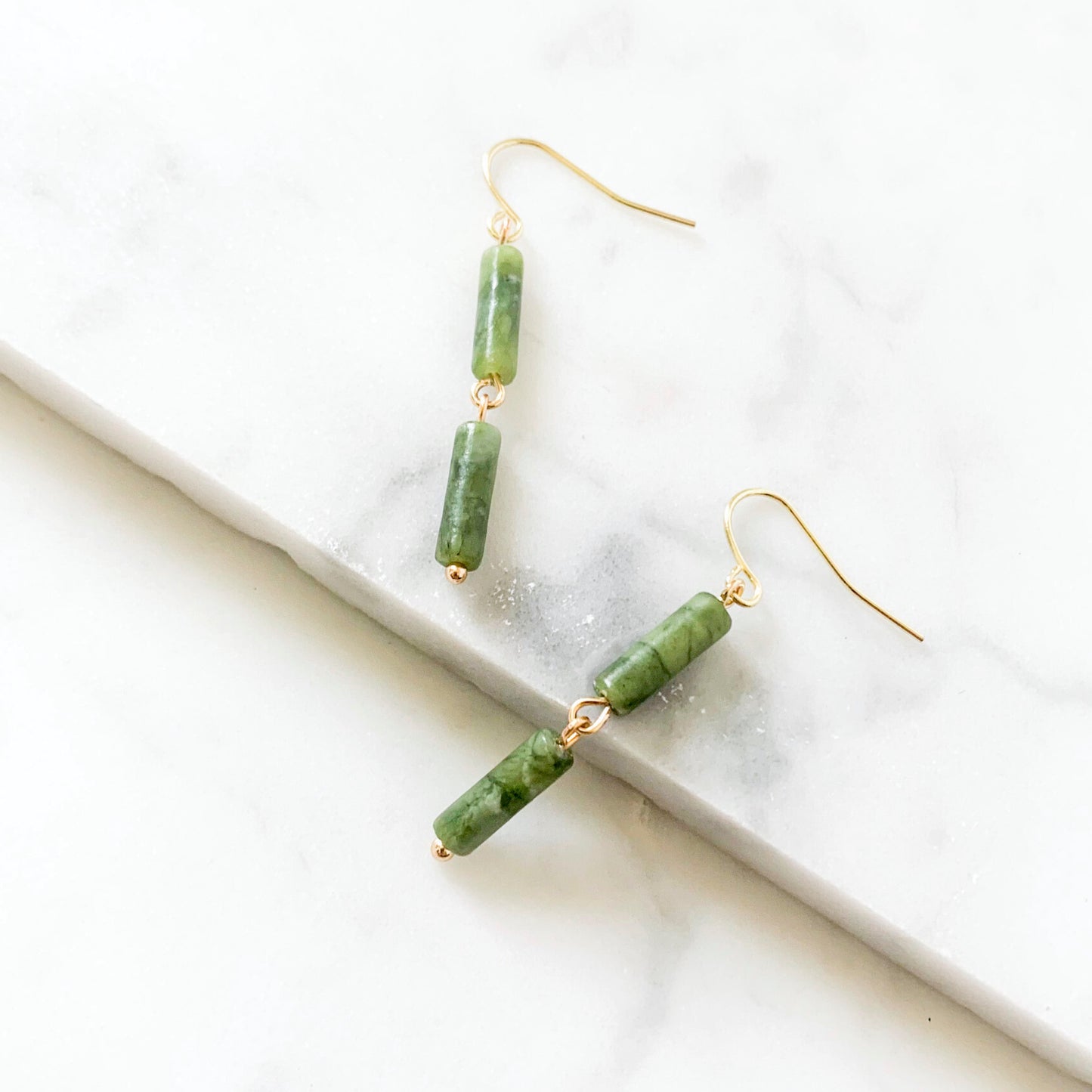 Francis Drop Earring - Green