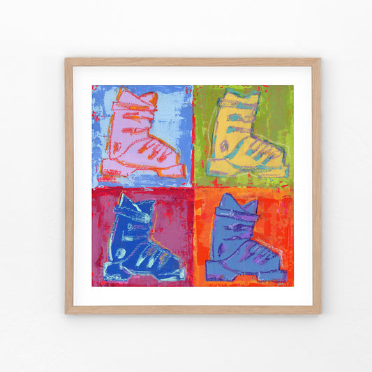 Hittin' The Slopes 1 Print