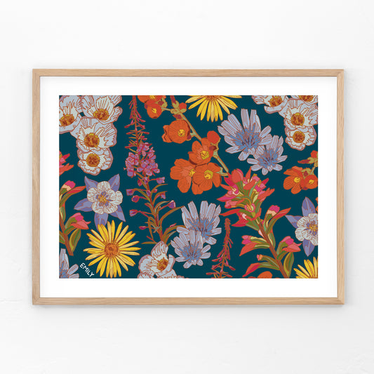 Western Wildflowers Print