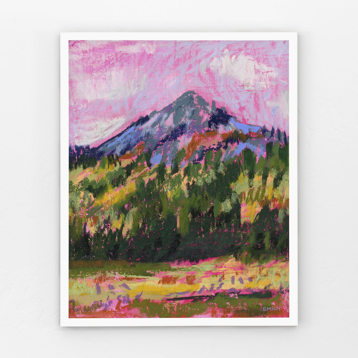 Pink Dusk Print - No Border
