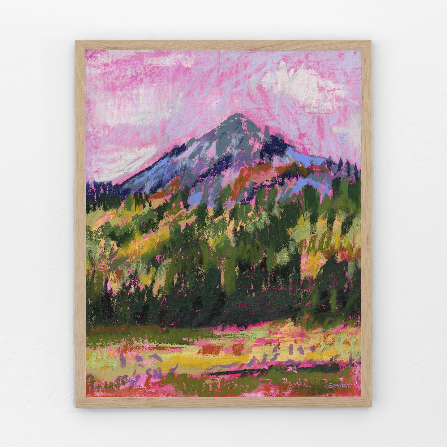 Pink Dusk Print - No Border