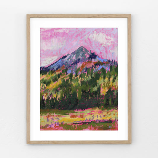 Pink Dusk Print - No Border