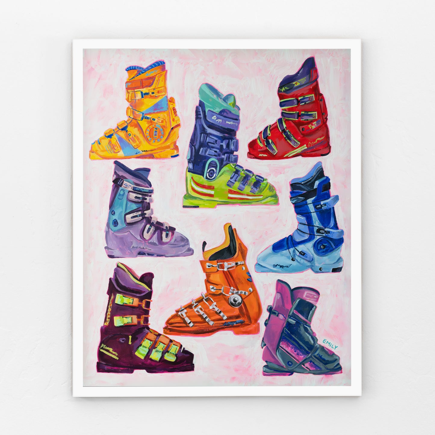 Ski Boot Goofin' Print