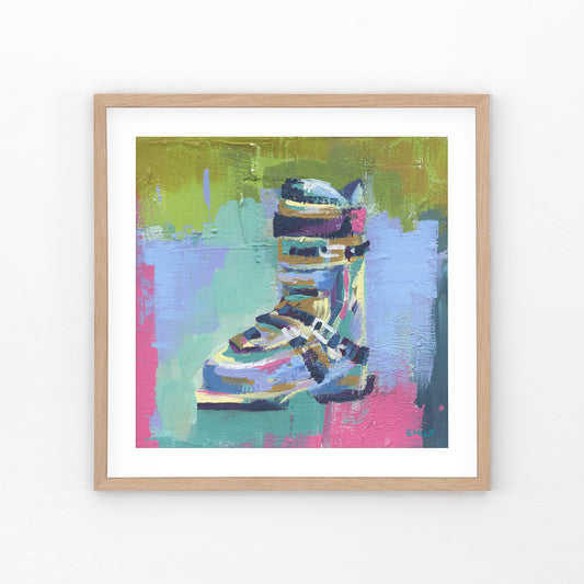 Ski Boot Colors 3 Print
