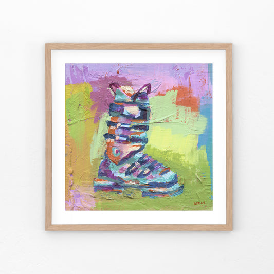Ski Boot Colors 4 Print