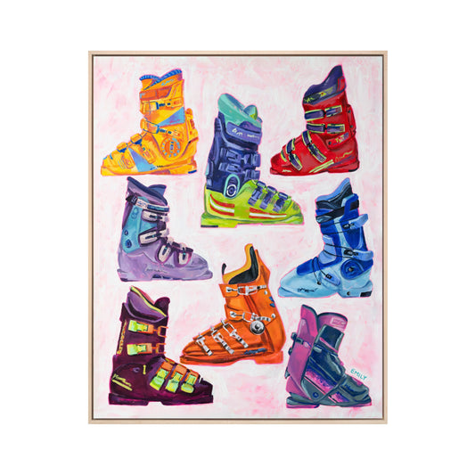 Ski Boot Goofin' - 24" x 30"