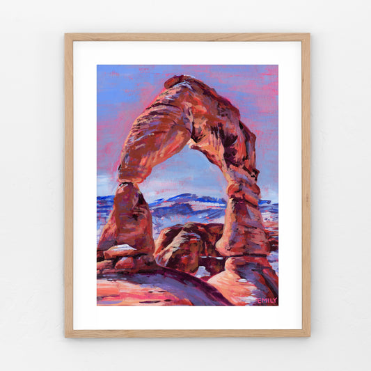 Snowy Arch Print