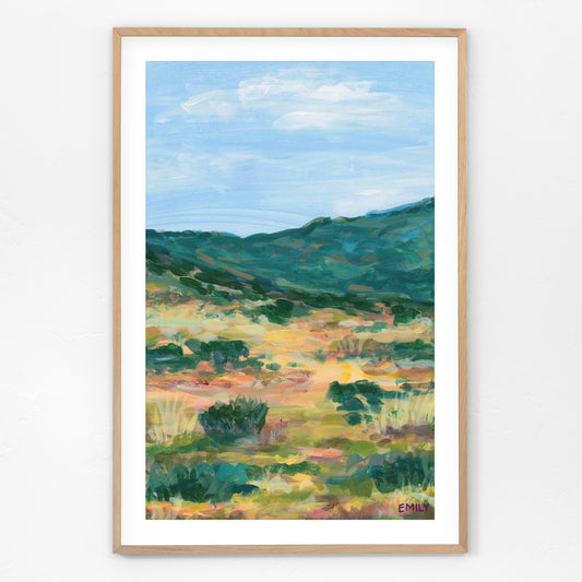 Utah Blue Sky Print