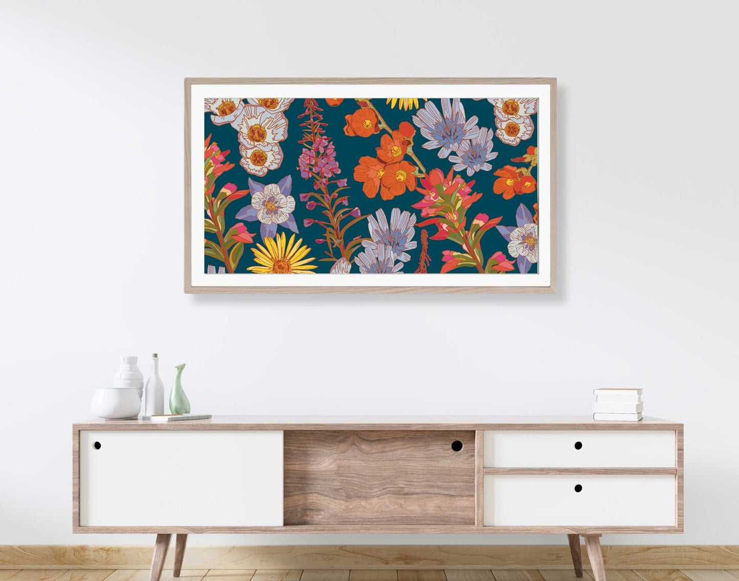 Western Wildflowers Frame TV