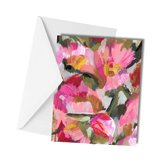 Peonies - Greeting Card
