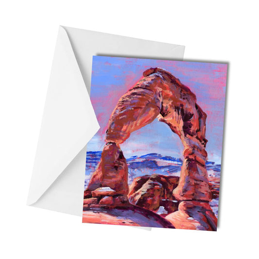 Snowy Arch - Greeting Card